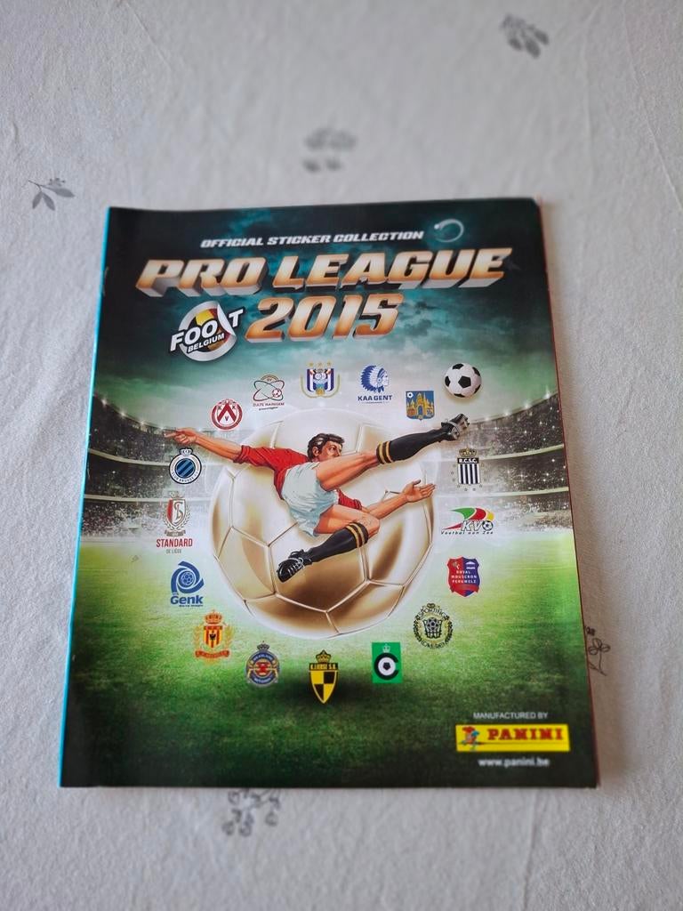 Panini  pro league 2015  met 12 stickers, Ophalen of Verzenden