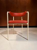 Chaise vintage vers 1980, Enlèvement ou Envoi, Rouge, Cuir