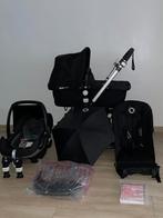 Bugaboo de poussette 3 en 1 Bugaboo Cameileon 3, noir, Couverture pieds, Babygeluk, Comme neuf, Enlèvement