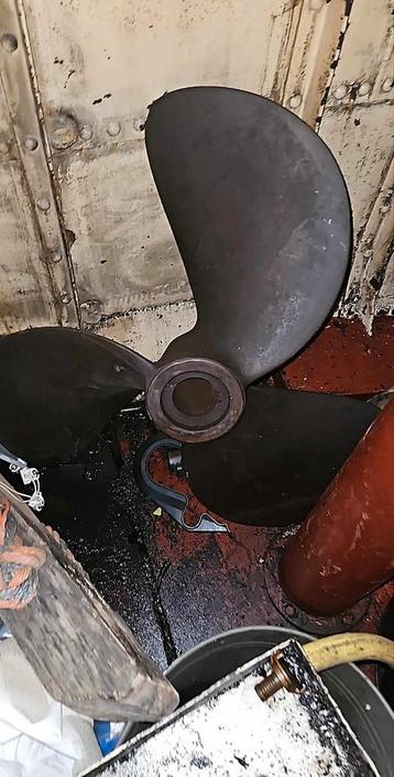 Hélice de péniche, Enlèvement, Utilisé
