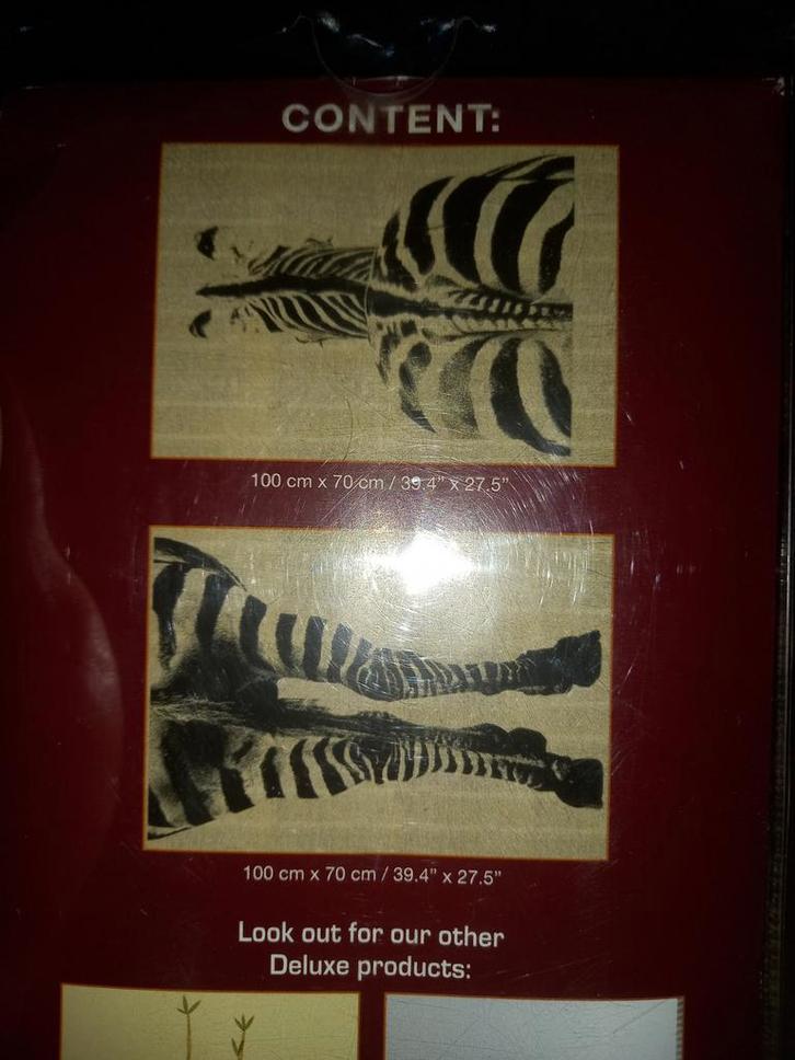 Zelfklevende Zebra   muurdecoratie, Huis en Inrichting, Woonaccessoires | Wanddecoraties, Nieuw, Ophalen