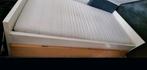 Heel stevig & praktisch 1p-bed met 3 grote lades, Huis en Inrichting, Ophalen, Gebruikt, Wit