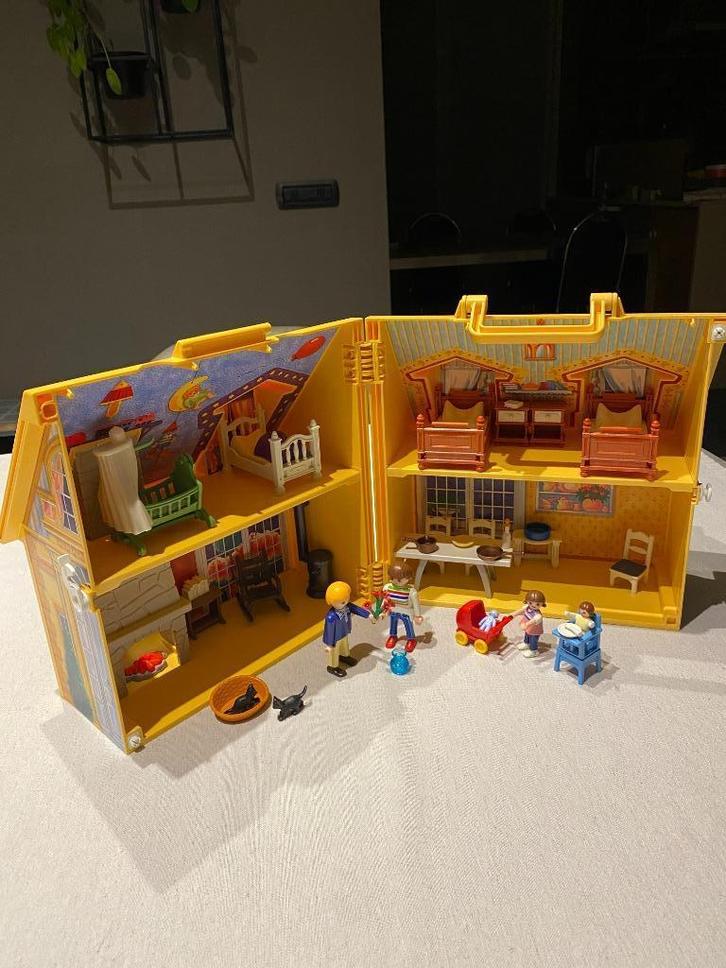 Playmobil meeneem huis poppenhuis (4145), Kinderen en Baby's, Speelgoed | Playmobil, Zo goed als nieuw, Ophalen of Verzenden