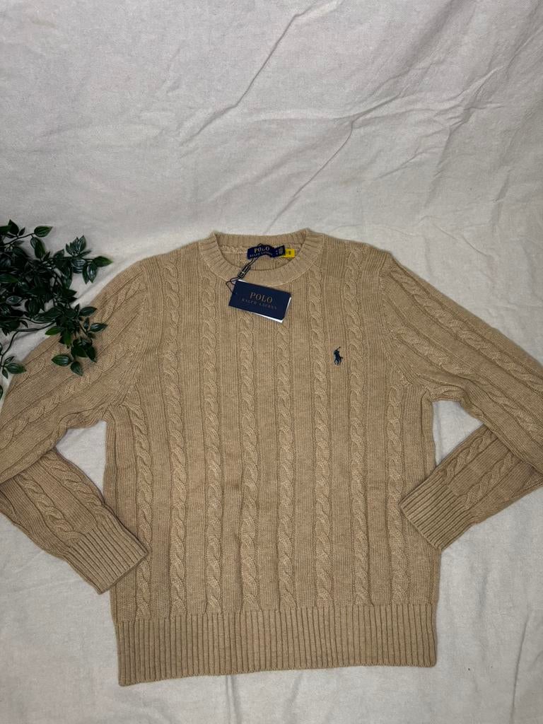 Ralph lauren sweater, Kleding | Heren, Truien en Vesten, Nieuw, Maat 48/50 (M), Bruin, Ophalen of Verzenden