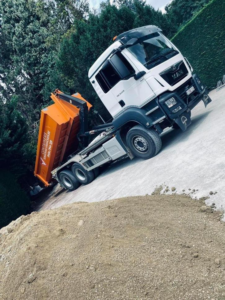 MAN TGS 33.470 containerwagen, Auto's, Vrachtwagens, Particulier, ABS, Achteruitrijcamera, Airbags, Airconditioning, Bluetooth