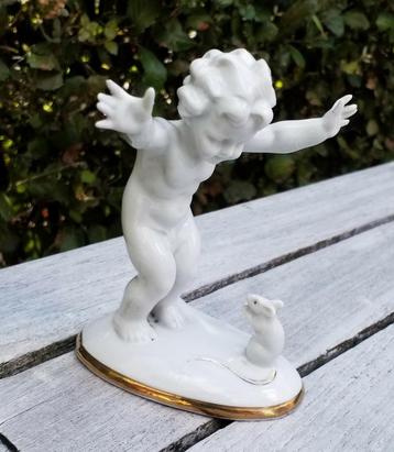 Beeldje kind met muis, Carl Scheidig, Enlèvement, Utilisé, Humain