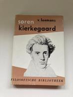 Sören Kierkegaard dr Victor Leemans 1956, Livres, Philosophie, Général, Utilisé, Kierkegaard, Enlèvement ou Envoi
