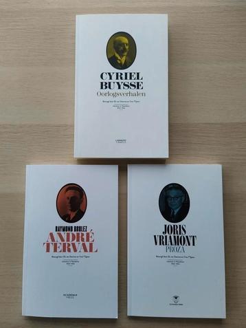 3 boeken Vlaamse literatuur 1900-1950