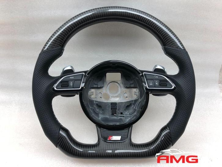 Audi S4 RS4 S5 RS5 DSG Volant 8K Cuir Carbone, Autos : Pièces & Accessoires, Commande, Audi, Neuf