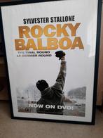 Rocky Balboa poster in plastic kader met plexiglas, Verzamelen, Met lijst, A1 t/m A3, Zo goed als nieuw, Rechthoekig Staand
