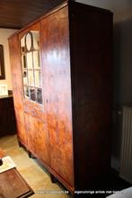 Retro vintage antieke oude kleerkast hallkast kast artdeco, Ophalen of Verzenden