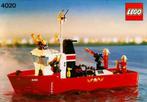 LEGO Fire Boat 4020 Fire Fighting Boat Brandweer TOPSTAAT, Kinderen en Baby's, Speelgoed | Duplo en Lego, Ophalen of Verzenden