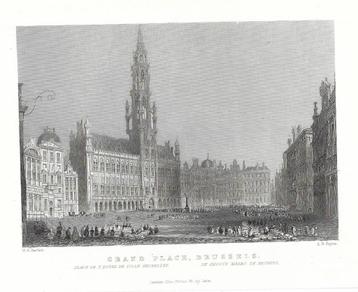 1837 - Bruxelles Grand Place / Brussel de Grote Markt