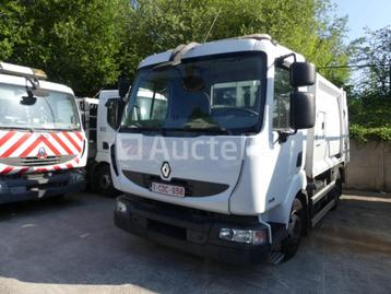 REF:1380 - Camion poubelle Renault Midlum 180DXI (2011-183.8, Achat, Entreprise, TVA déductible, Autres carburants