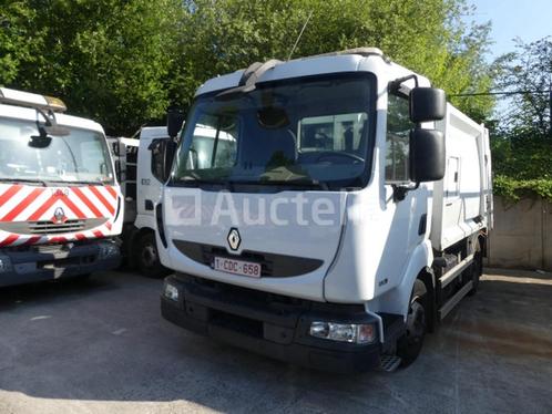 REF:1380 - Renault Midlum 180DXI vuilniswagen (2011-183.874, Auto's, Vrachtwagens, Bedrijf, Te koop, Renault, Overige brandstoffen