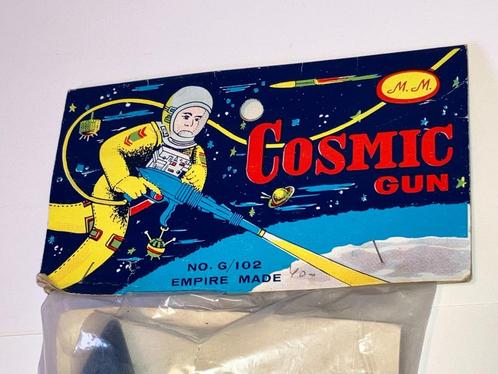 Cosmic Gun Vintage Space Rifle Space Gun Speelgoed Nog nooit, Antiek en Kunst, Antiek | Speelgoed, Ophalen of Verzenden