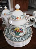 Villeroy en Boch Basket, thee/koffiepot eur 65 en sauskom 30, Comme neuf, Enlèvement ou Envoi, Porcelaine