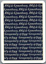 speelkaart - LK8218 - Kronenburg 1664, Verzamelen, Ophalen of Verzenden, Zo goed als nieuw, Speelkaart(en)