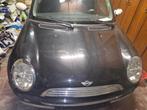 Mini r50 2002 16cc benzine, Auto's, Mini, 4 zetels, Zwart, Leder, Handgeschakeld