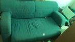 Slaapbank/zetel, Huis en Inrichting, Ophalen, Blauw, Zo goed als nieuw, Twijfelaar