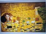 Canvas schilderij Gustav Klimt ‘ Kiss’, Antiek en Kunst, Kunst | Schilderijen | Modern, Ophalen of Verzenden