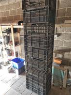 10 kisten bakken pvc zwart, Ophalen, Kunststof, Gebruikt, Minder dan 50 cm