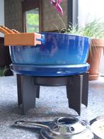 Fonduestel, Electroménager, Fondue, Enlèvement, Comme neuf, Brûleur, Service à fondue