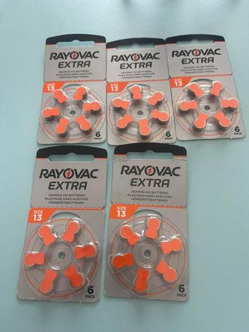 Rayovac batterijen - Size 13 - extra 6x5 = 30 batterijen beschikbaar voor biedingen