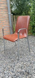 6 chaise vintage . 60/70, Enlèvement ou Envoi, Utilisé, Année 60/70, Autres matériaux