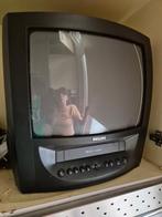 Philips TV met ingebouwde VHS player, Audio, Tv en Foto, Televisies, Ophalen, Gebruikt, Philips