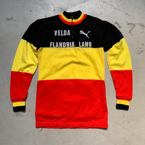 Flandria Lano 1978 Pollentier BK koerstrui wielertrui, Fietsen en Brommers, Fietsaccessoires | Fietskleding, Ophalen of Verzenden