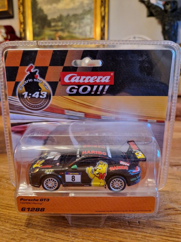 1/43 Carrera Go Porsche GT3 Haribo Racing nr8, Ophalen of Verzenden