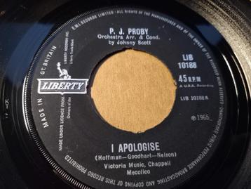 P.J. Proby – I Apologise / What's On Your Mind '7 beschikbaar voor biedingen