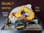 DEwalt ZAAG + Blad - - type D23700-qs - 1750 Watt !, Doe-het-zelf en Bouw, Gebruikt, 70 mm of meer, Ophalen of Verzenden, Dewalt