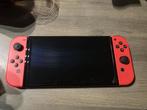 Nintendo switch oled mario, Zo goed als nieuw, Switch OLED, Ophalen, Met 3 controllers of meer