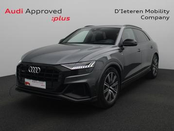Audi Q8 Q8 55 TFSI Quattro Tiptronic, Auto's, Audi, Automaat, Q8, Zilver of Grijs, Lederen bekleding