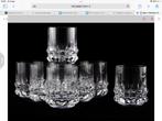 Rosenthal 4 whisky glazen - holdvast, Antiek en Kunst, Antiek | Glaswerk en Kristal, Ophalen