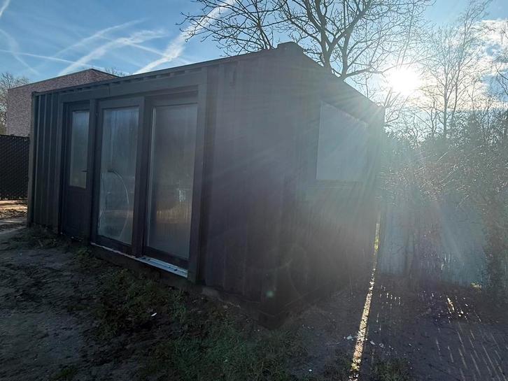 Poolhouse/ tuinhuis. zeecontainer, Tuin en Terras, Tuinhuizen, Zo goed als nieuw, Ophalen