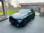 BMW x5 45e m sport, Auto's, Automaat, Zwart, Leder, Bruin