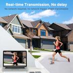 HISEEU 4st CCTV Bedraad Beveiliginscamera Set.5MP, 2K, APP, Audio, Tv en Foto, Videobewaking, Info@drktech.be, Oosterwennel 35 Genk