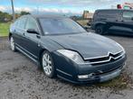 Citroën C6 * Moteur Cassé *, Auto's, Citroën, Automaat, Zwart, C6, Leder