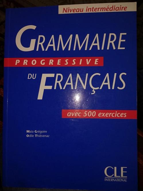 Grammaire Progressive du Français avec 500 et 600 Exercices, Boeken, Schoolboeken, Zo goed als nieuw, Frans, Overige niveaus, Ophalen of Verzenden