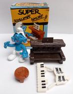 De Smurfen : supersmurf met piano 40229, Ophalen, Zo goed als nieuw, Poppetje, Figuurtje of Knuffel