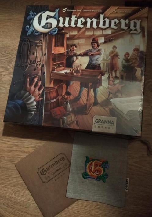 Gutenberg + promo's (Nieuw), Hobby en Vrije tijd, Gezelschapsspellen | Bordspellen, Nieuw, Ophalen of Verzenden
