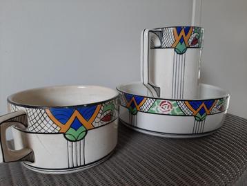 VINTAGE TOILETSET ("3-DELIG) AMC beschikbaar voor biedingen