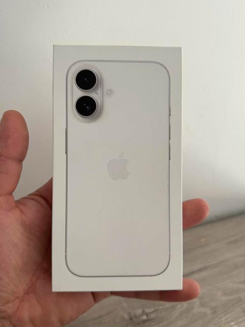 iPhone 16, 128GB blanc neuf scellé !! Vd/éch s25, s25 ultra, Telecommunicatie, Mobiele telefoons | Apple iPhone, Nieuw, 128 GB