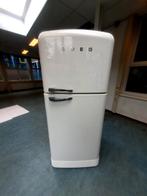 Brede XL Smeg koelkast met garantie, gratis levering, Ophalen of Verzenden, Zo goed als nieuw