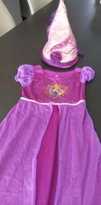 Prachtige prinsessenjurk Rapunzel maat 128 Disneyland, Ophalen of Verzenden, Zo goed als nieuw