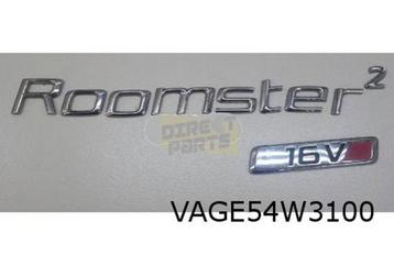 Skoda Roomster (8/06-6/15) embleem tekst "Roomster 16V" acht beschikbaar voor biedingen