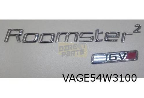 Skoda Roomster (8/06-6/15) embleem tekst "Roomster 16V" acht, Auto-onderdelen, Carrosserie, Skoda, Nieuw, Verzenden
